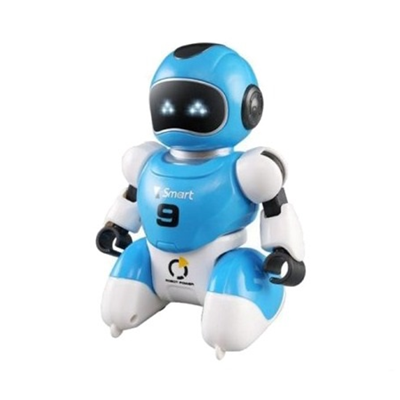 ربات اسباب بازی کنترلی فوتبالیست تک عددی آبی Smart Soccer Robot with Remote Control - Blue -اسباب بازی